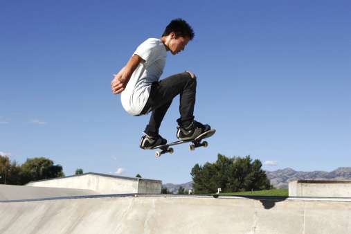 skateboarding