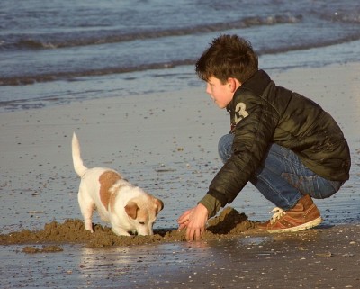 Boy-with-Dog