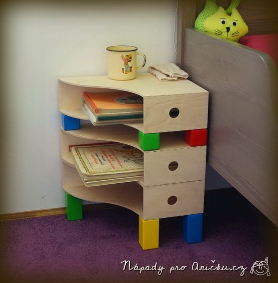 5 Bedside Tables for Kids that will Brighten Their Room and Their